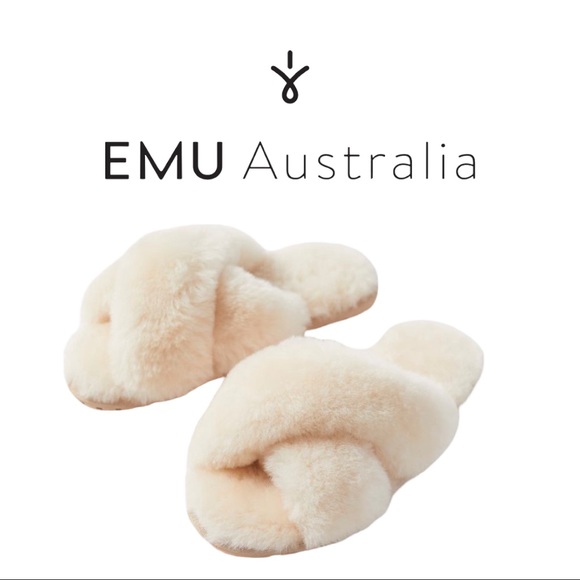 EMU Australia Musica - Pantofole da donna in pelle di pecora, Carbone, 38 EU